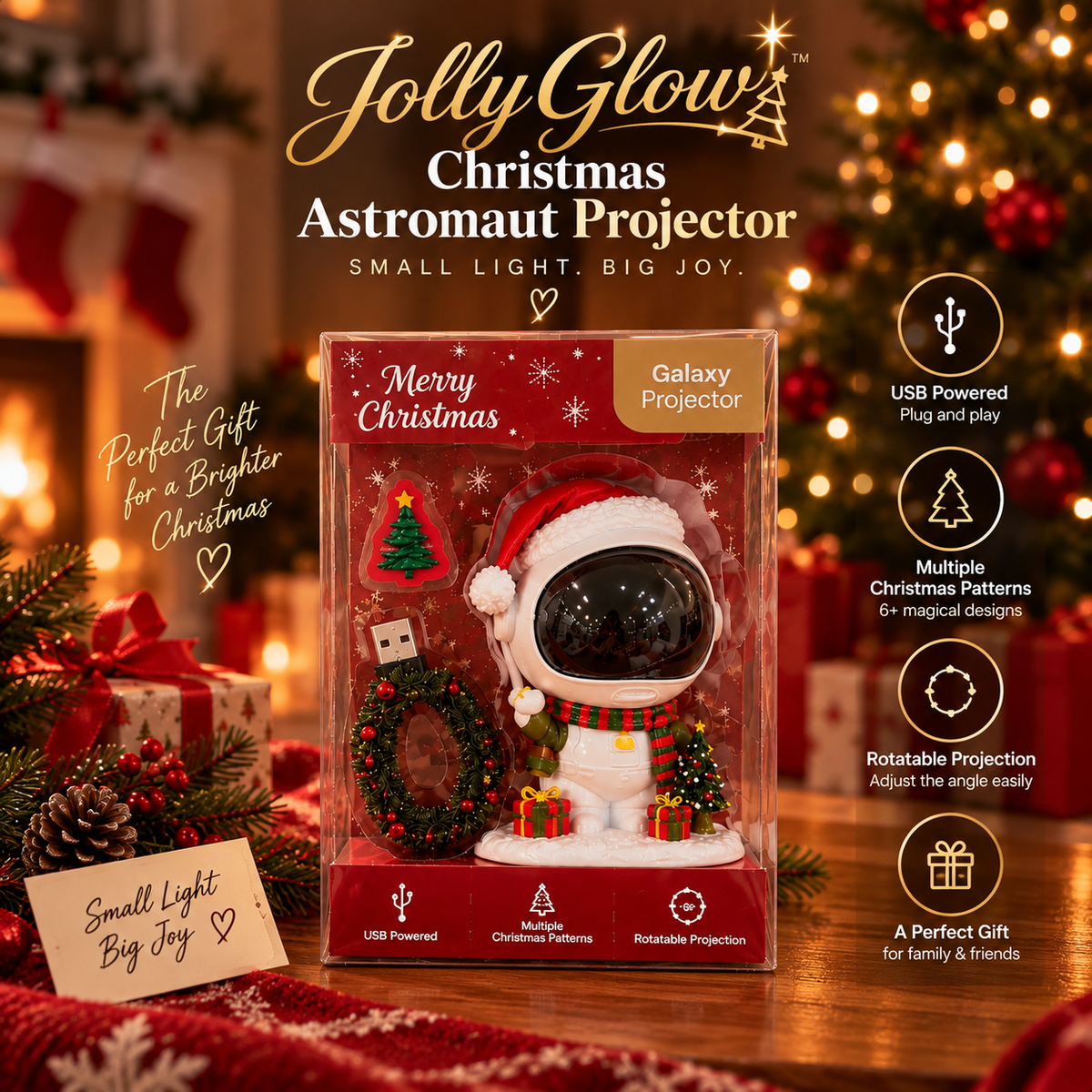 JollyGlow™ Christmas Projector