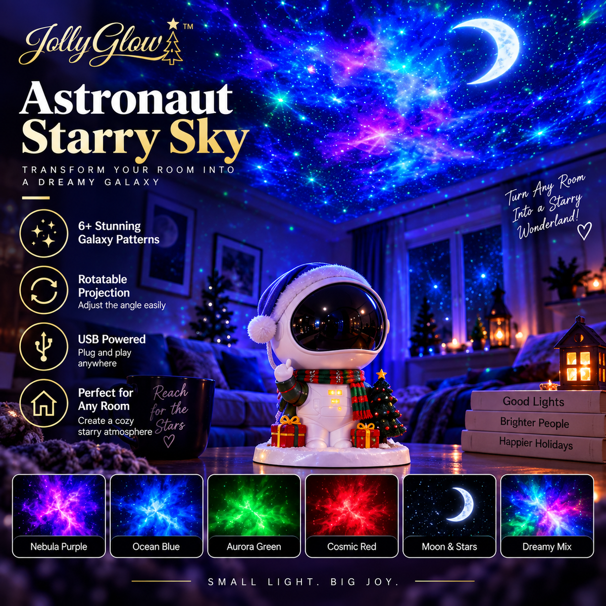 JollyGlow™ Christmas Projector