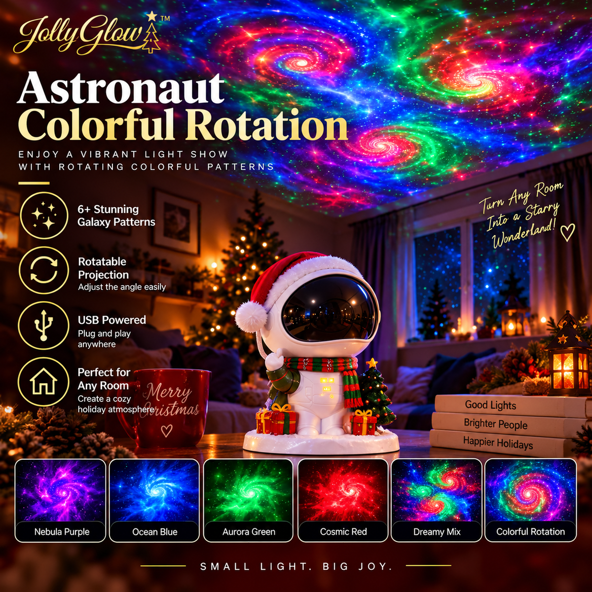 JollyGlow™ Christmas Projector